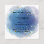 Holographic Signature Script Modern Glam Glitter Kortingskaartje (Achterkant)