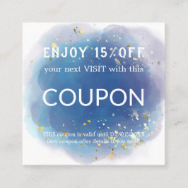 Holographic Signature Script Modern Glam Glitter Kortingskaartje