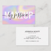 Holographic Signature Script Modern Visitekaartje (Voorkant / Achterkant)