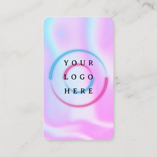 Holographic - Social Media QR Code Visitekaartje (Achterkant)