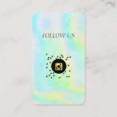 Holographic - Social Media QR Code Visitekaartje (Achterkant)