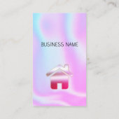 Holographic - Social Media QR Code Visitekaartje (Achterkant)