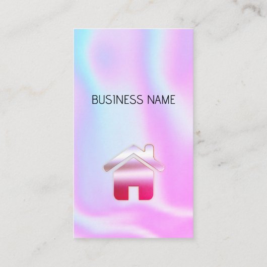 Holographic - Social Media QR Code Visitekaartje (Achterkant)