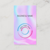 Holographic - Social Media QR Code Visitekaartje (Achterkant)