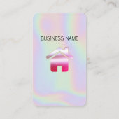 Holographic - Social Media QR Code Visitekaartje (Achterkant)