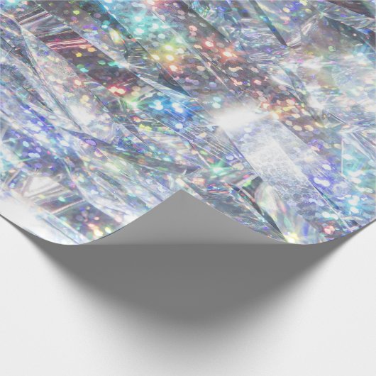 Holographic Sparkle Glitter Cadeaupapier (Hoek)