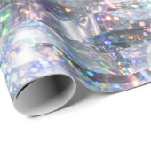 Holographic Sparkle Glitter Cadeaupapier (Rol Hoek)
