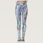 Holographic Sparkle Glitter Leggings (Voorkant)