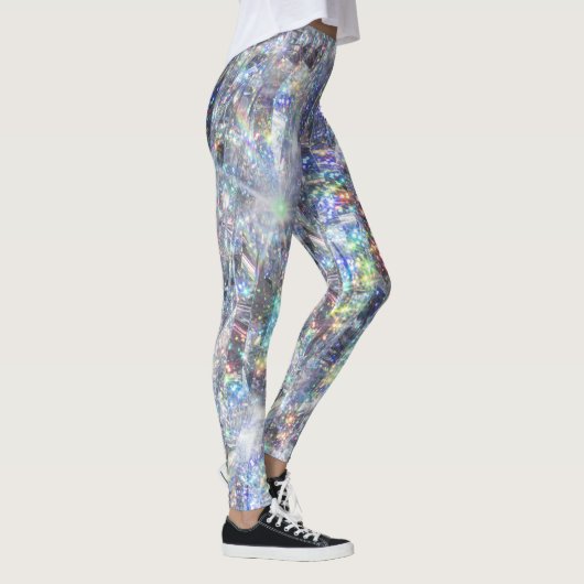 Holographic Sparkle Glitter Leggings (Rechts)