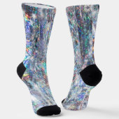Holographic Sparkle Glitter Sokken (Gebogen)