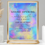 Holographic Sparkle Opal Iridescent Business Flyer<br><div class="desc">Holographic Sparkle Opal Iridescent Business Flyer Perfect voor een schoonheidssalon,  haarstylist,  make-up kunstenaar of cosmetoloog.</div>