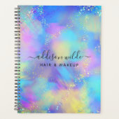 Holographic Sparkle Opal Iridescent Business Planner (Voorkant)