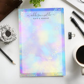 Holographic Sparkle Opal Iridescent Business Post-it® Notes