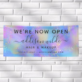 Holographic Sparkle Opal Iridescent Business Spandoek