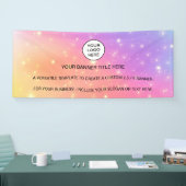 Holographic Sparkle Opal Iridescent Business Spandoek (Beurs)