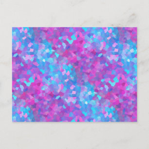 Holographic Sparkles Patroon Briefkaart