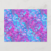 Holographic Sparkles Patroon Briefkaart (Voorkant)