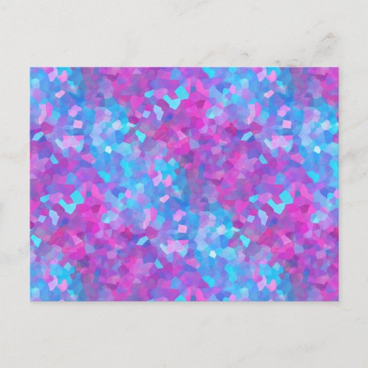 Holographic Sparkles Patroon Briefkaart (Voorkant)