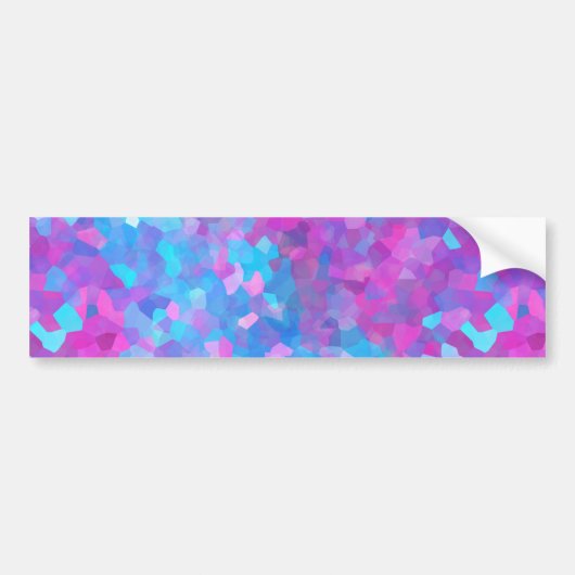 Holographic Sparkles Patroon Bumpersticker (Voorkant)