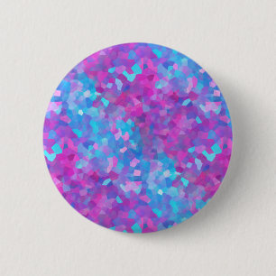 Holographic Sparkles Patroon Ronde Button 5,7 Cm