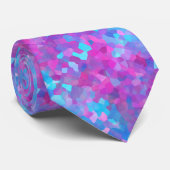 Holographic Sparkles Patroon Stropdas (Opgerold)