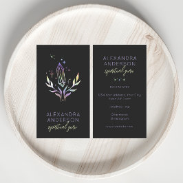 Holographic Spiritual Crystals Mystic Black Visitekaartje