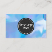 Holographic Trendy Salon Bedankt Visitekaartje (Achterkant)