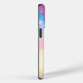 Holographic Unicorn Flowers Glitter Hoesje-Mate iP Case-Mate iPhone Case (Achterkant / Rechts)