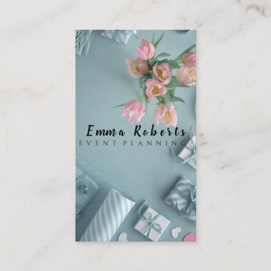 Holographic Unicorn Glitter Drift Beauty Salon Visitekaartje (Voorkant)