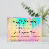 Holographic Unicorn Rain (Staand voorkant)