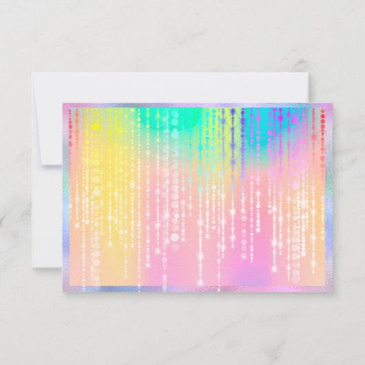 Holographic Unicorn Rain (Achterkant)