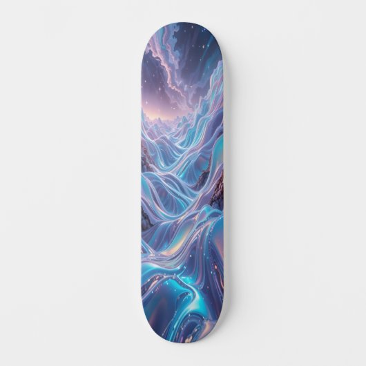 Holographic Waves Edition 2 Persoonlijk Skateboard (Voorkant)