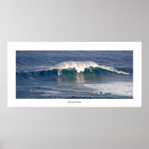 Holohi'a Peahi. surf foto poster. Zie beschrijving Poster