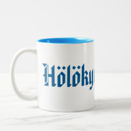 Hölökynkölökyn! 1 tweekleurige koffiemok