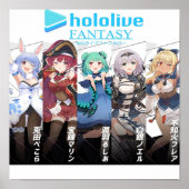 Hololive 3rd Generation Hololive Fantasy Poster (Voorkant)