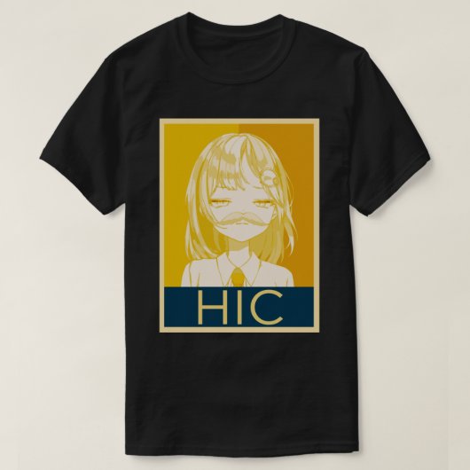 Hololive Amelia Watson Hic T-shirt (Design voorkant)