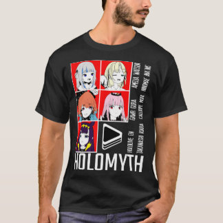 Hololive EN Holomyth Red Panel Classic T-Shirt