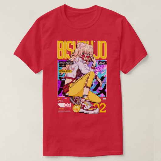Hololive Japan Momosuzu Nene T-shirt (Design voorkant)