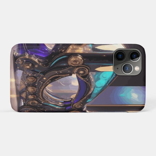 HoloSpectra Futuristische Holografische Illusie Ku Case-Mate iPhone Case (Achterkant (horizontaal))