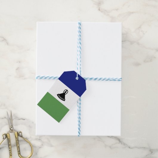 Holotho-vlag Cadeaulabel (Met Touw)