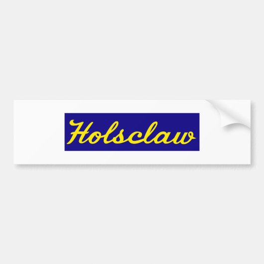 Holsclaw Fender Sticker (Voorkant)