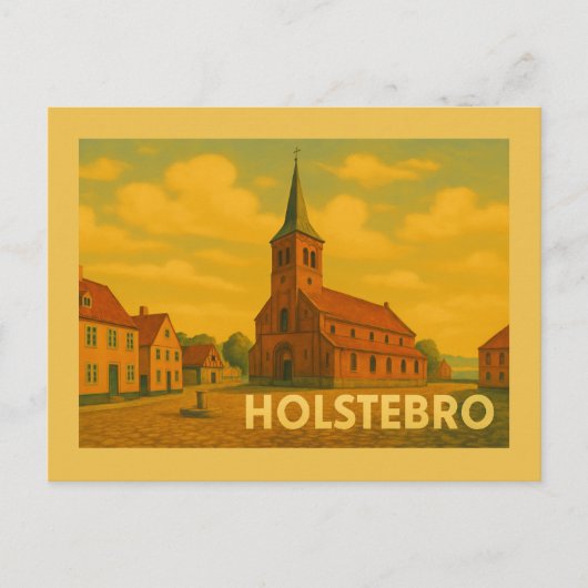 Holstebro Denemarken Giacometti Briefkaart (Voorkant)