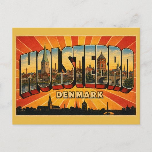 Holstebro Denemarken Giacometti Briefkaart (Voorkant)