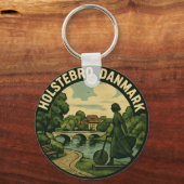 Holstebro Denemarken Giacometti Sleutelhanger (Voorkant)