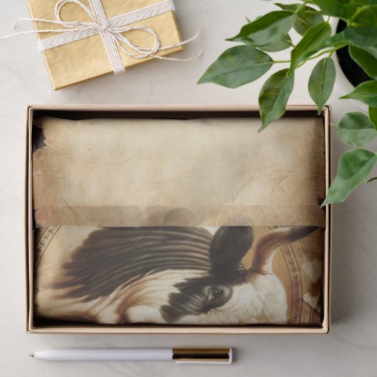 Holstein Bull 1 Weefselpapier Tissuepapier (Geschenk)