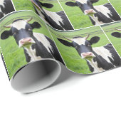 Holstein Bull in Groene Weiland Cadeaupapier (Rol Hoek)