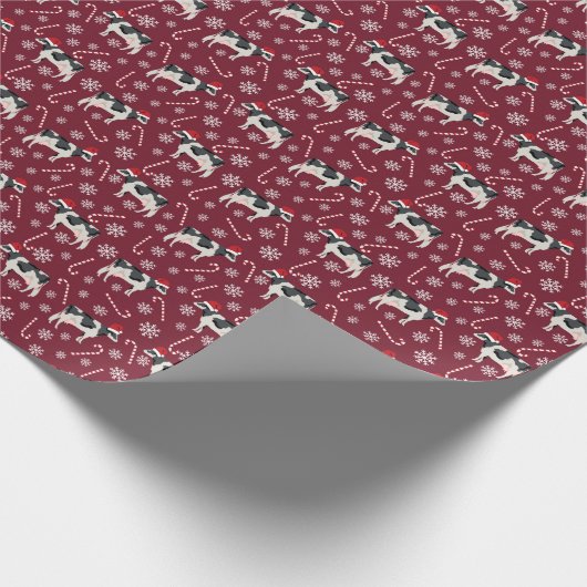 Holstein Cattle Kerstmis Cadeaupapier (Hoek)