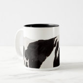 Holstein Cow | Bos taurus Tweekleurige Koffiemok (Voorkant links)