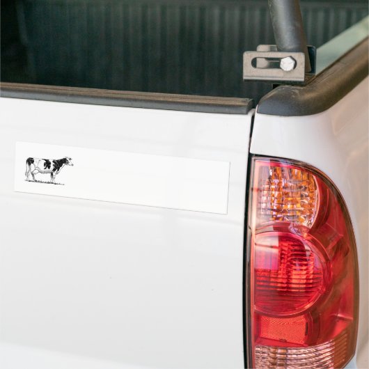 Holstein Cow Bumpersticker (Op Truck)