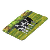 Holstein Cow & Cute Calf in Summer Pasture Magneet (Linkerzijde)